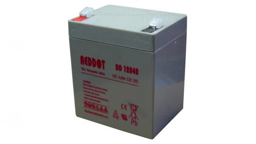Akkumulátor, REDDOT 12V 4Ah (AK12V-4AhREDDOT)