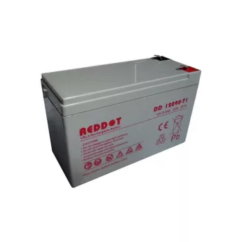   Akkumulátor, REDDOT 12V 9Ah széles sarus (AK12V-9AhREDDOT_T2)