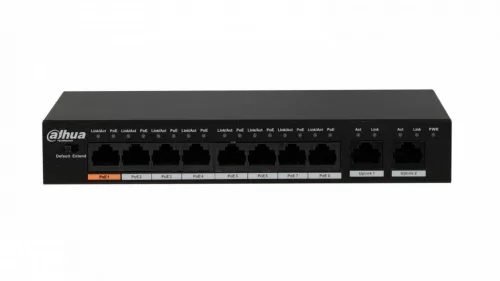 Dahua 10-port menedzselhető POE switch (CS4010-8ET-60)
