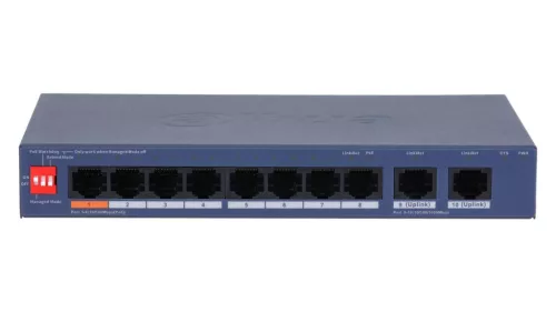 Dahua 10-port menedzselhető POE switch (CS4010-8ET2GT-110)