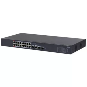 Dahua 18-port menedzselhető POE switch (CS4218-16ET-135)