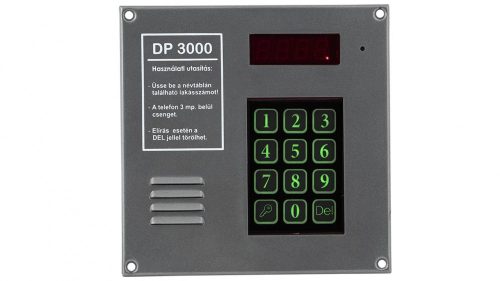 DP3000 Digitális kaputelefon központ beléptetővel, síkmágnesvezérlővel; DP-3000 rendszerhez (DP3000)