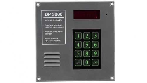 DP3000 Digitális kaputelefon központ beléptetővel, síkmágnesvezérlővel; DP-3000 rendszerhez (DP3000)
