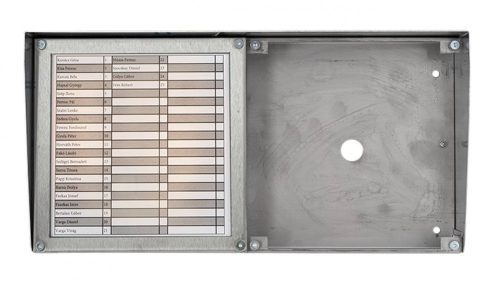 Kaputelefon központ Esővédő - nagy  INOX DP-3000 rendszerhez (DPRS50-INOX)