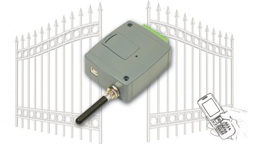 GSM alapú távvezérlő elektromos kapukhoz és sorompókhoz (Gate_Control_1000)