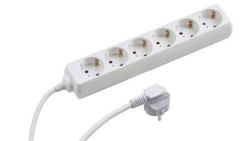 Hosszabbító 6-os 1,5m kábellel (HOSSZABBITO6-1-5m)