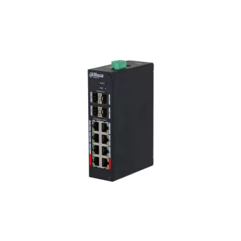 Dahua 12-port POE switch menedzselhető (HS4412-8ET-120)