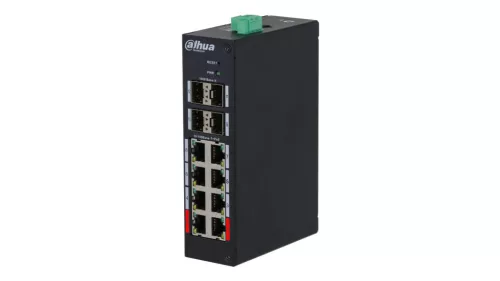 Dahua 12-port POE switch menedzselhető (HS4412-8ET-120)