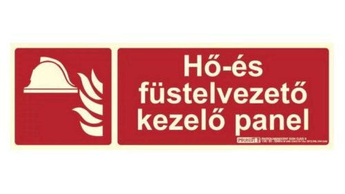 Hő- és füstelvezető központ panel piktogram (IMPHFK)
