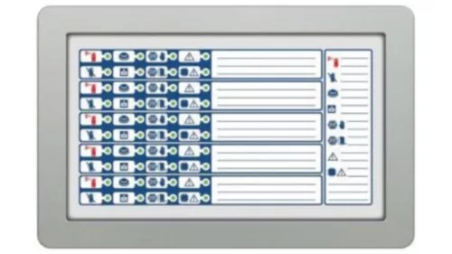 Oltás állapotkijelző külső modul Previdia Max szériás központokhoz (IMT-PRA-FPMEXT)