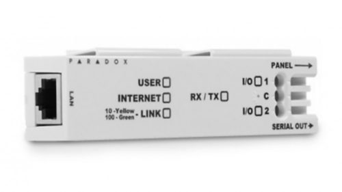 Paradox IP150+ modul MG, SP és EVO központ LAN-os felügyeletéhez és letöltéséhez (IP150plus)