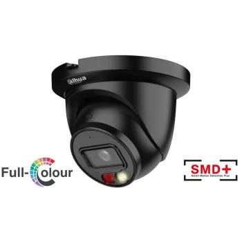   Dahua 4MP IR fixoptikás dómkamera 2,8mm fekete (IPC-HDW2449TM-S-IL-0280B-BLACK)