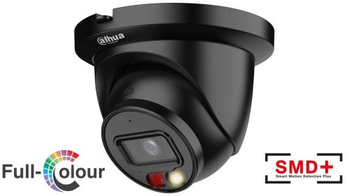 Dahua 4MP IR fixoptikás dómkamera 2,8mm fekete (IPC-HDW2449TM-S-IL-0280B-BLACK)
