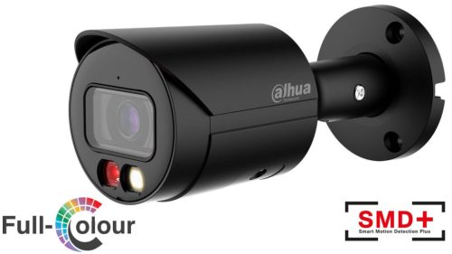 Dahua 4MP IR fixoptikás csőkamera 2,8mm fekete (IPC-HFW2449S-S-IL-0280B-BLACK)