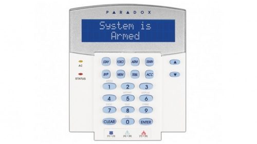 Kék LCD kártyaolvasós kezelő, MULTIBUS, EVO és DIGIPLEX központhoz (K641R)
