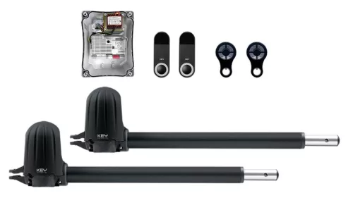 Orsós szárnyas kapunyitó motor szett max.szárny/kar méret 3 m (KEY-KSTAR3324KS)