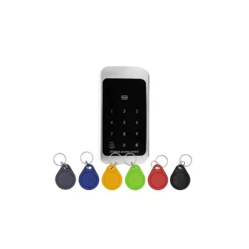   Érintőgombos kültéri RFID olvasó és kódzár (KIT-CON-A7)