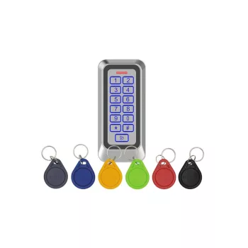   Érintőgombos kültéri RFID olvasó és kódzár (KIT-CON-M6)