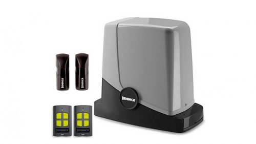 BENINCA - tolókapu szett 24Vdc , motor max 400kg kapusúlyig beépített vezérlőegységgel és rádióvevővel (KIT-PONY)