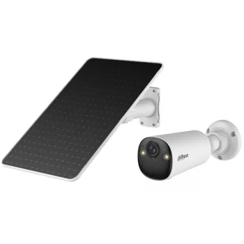   Dahua 4MP fixoptikás csőkamera napelemmel (KIT/BF4CP-0210B-XL/M0508)