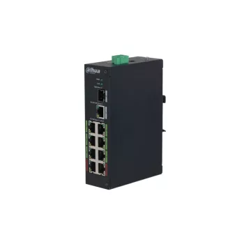   Dahua 10 portos nem menedzselhető switch 8 ePoE porttal (LR2110-8ET-120-V2)