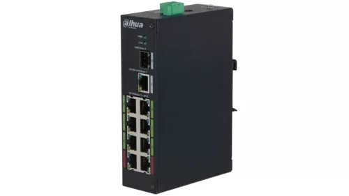 Dahua 10 portos nem menedzselhető switch 8 ePoE porttal (LR2110-8ET-120-V2)