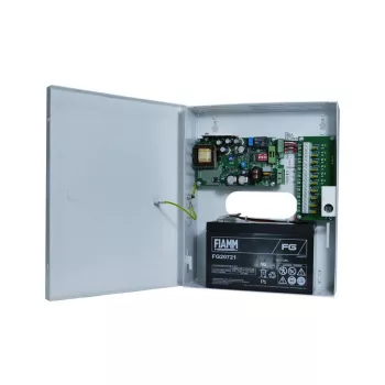   Szünetmentesíthető CCTV kamera tápegység 12V 7Ah akku hellyel 6A 13,8V (ME-80-14-6ASW-KTEI)