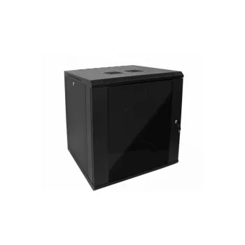   RACK faliszekrény 60X45cm fekete üvegajtós 12U magas (RACKL60X45X12U)