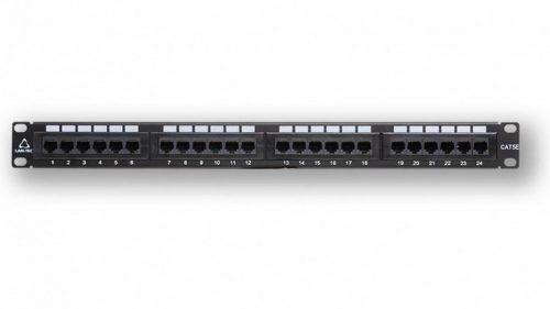 24 PORTOS CAT5E PATCH PANEL (RACKLPP112)