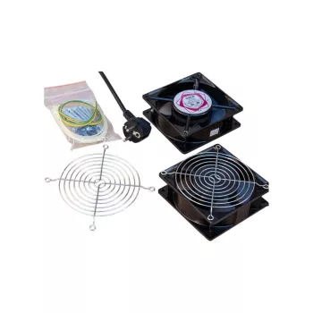 Fali rackszekrényhez ventilátor készlet 2 db (RACKVENTI)