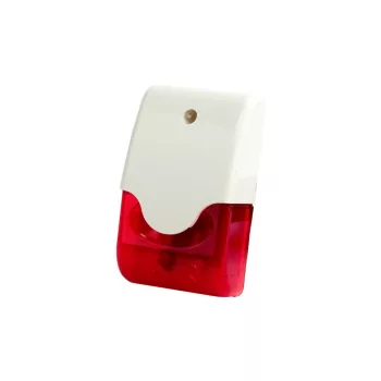 Lapos piezo hang és fényjelző, 110 dB (SA913F)