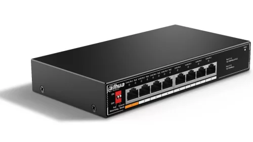 Dahua 8 port nem menedzselhető PoE switch (SF1008LP)