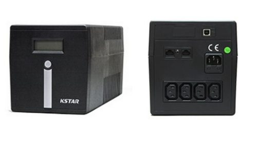 KSTAR Micropower 800VA USB, LCD szünetmentes tápegység (UPSKSTAR800VA_LCD)
