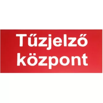   UTÁNVILÁGÍTÓS TÁBLA 200x100  TŰZJELZŐ KÖZPONT (UTÁNVIL.K05a)