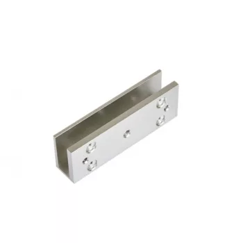   ^U^ alumínium konzol ZOA-180 síkmágneshez, 130x46x28mm, üveg ajtókhoz (ZOA-180U)