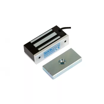   Ajtótartó mágnes, 60 kg tartóerő, 12VDC , ^L^ konzollal  (ZOA-60-12V)