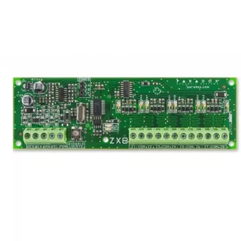  8/16 zónás, buszos zónabővítő modul, EVO, MG / SP, és Digiplex központokhoz (ZX8)