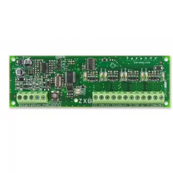   8 vezetékes zónás, buszos bőv. Modul SPECTRA központokhoz. (ZX8SP)