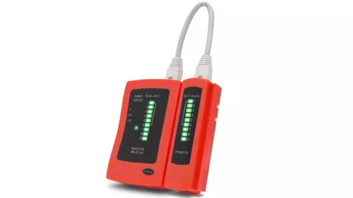 Kábeltesztelő műszer - RJ11, RJ12, RJ45 (25340)